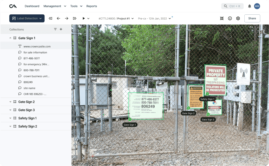 asset view profile report
